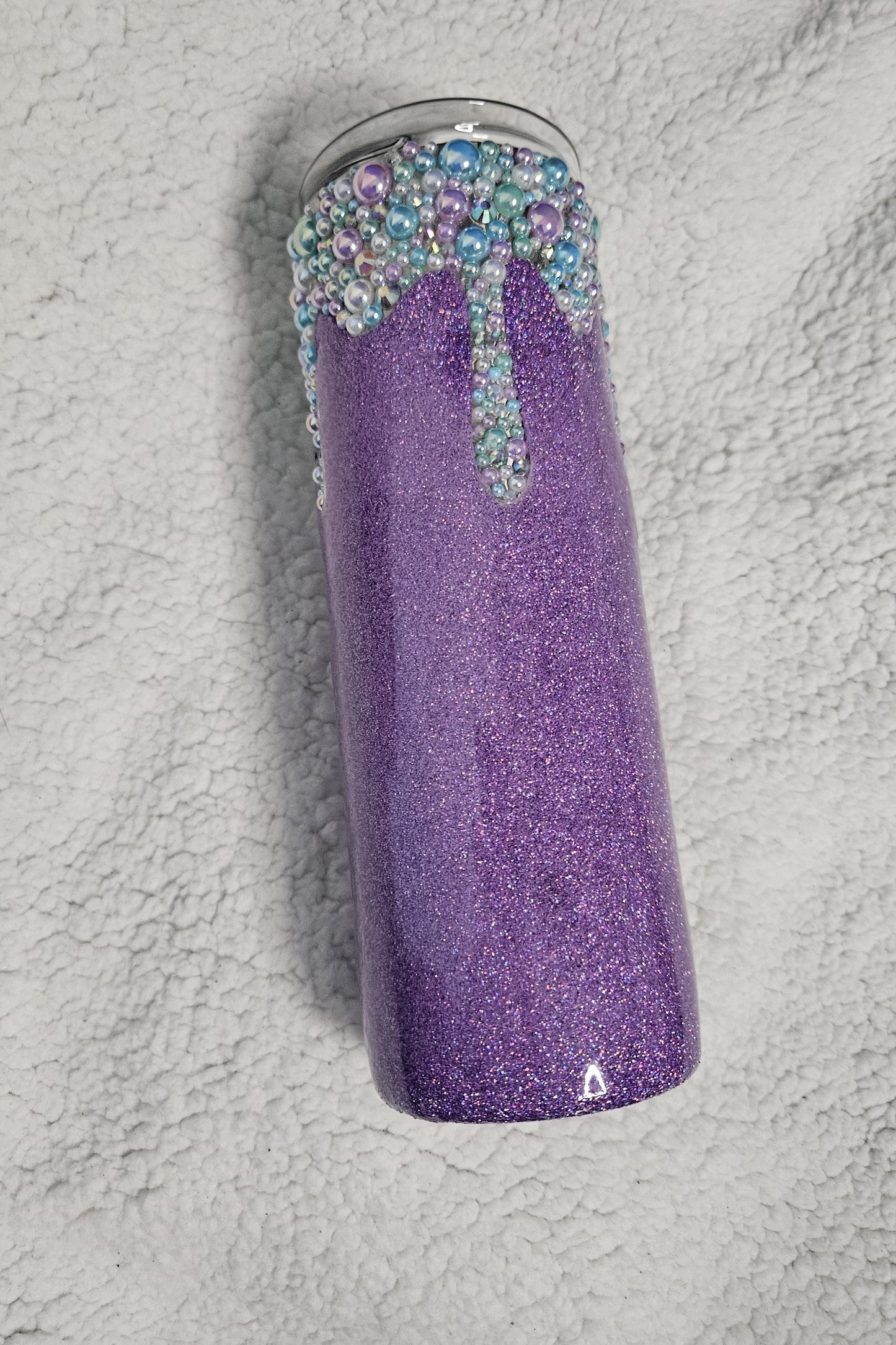 Mermaid Lavender Glitter & Pearls