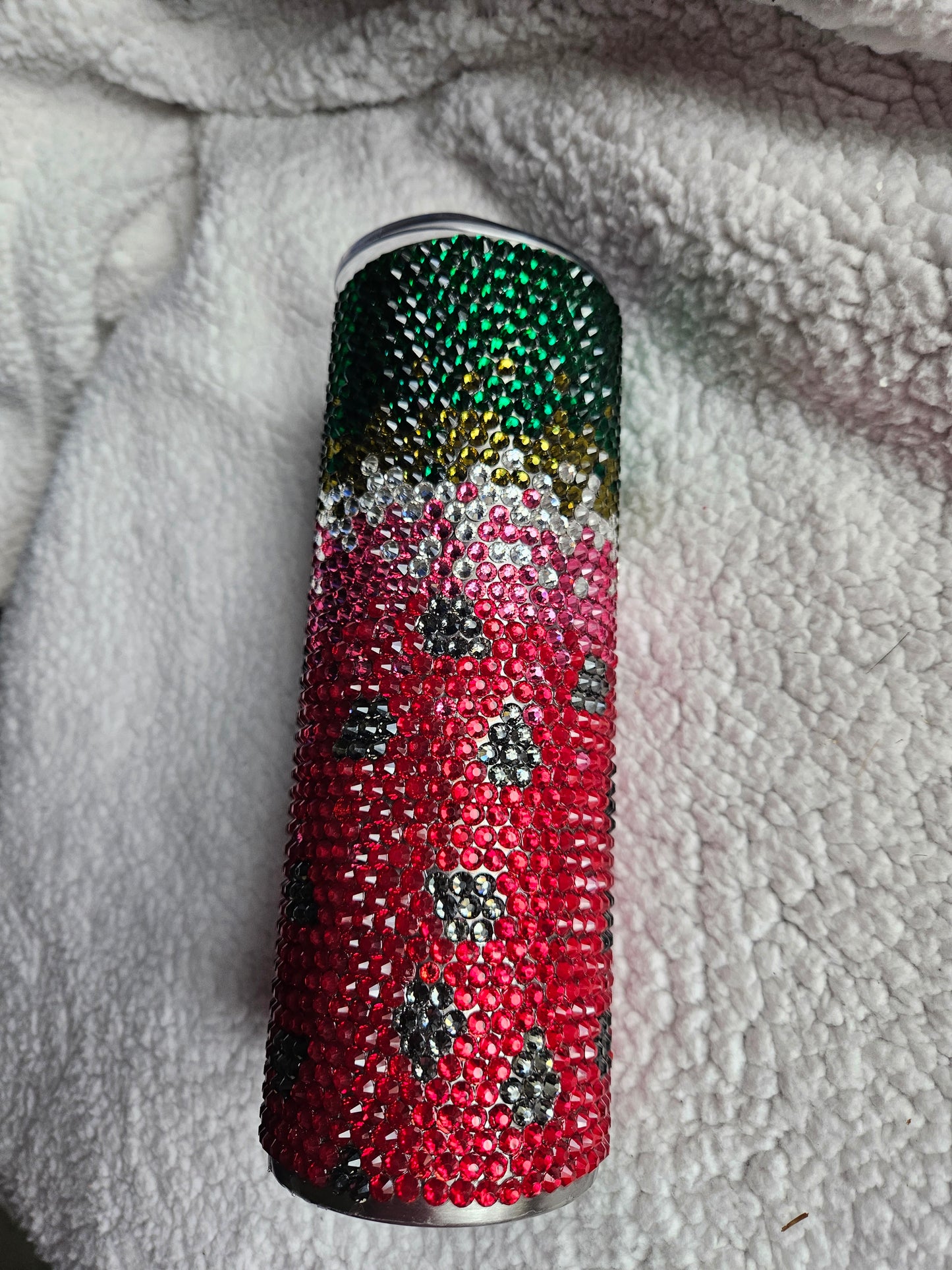 Juicy Watermelon Rhinestone 20 oz. Skinny Tumbler