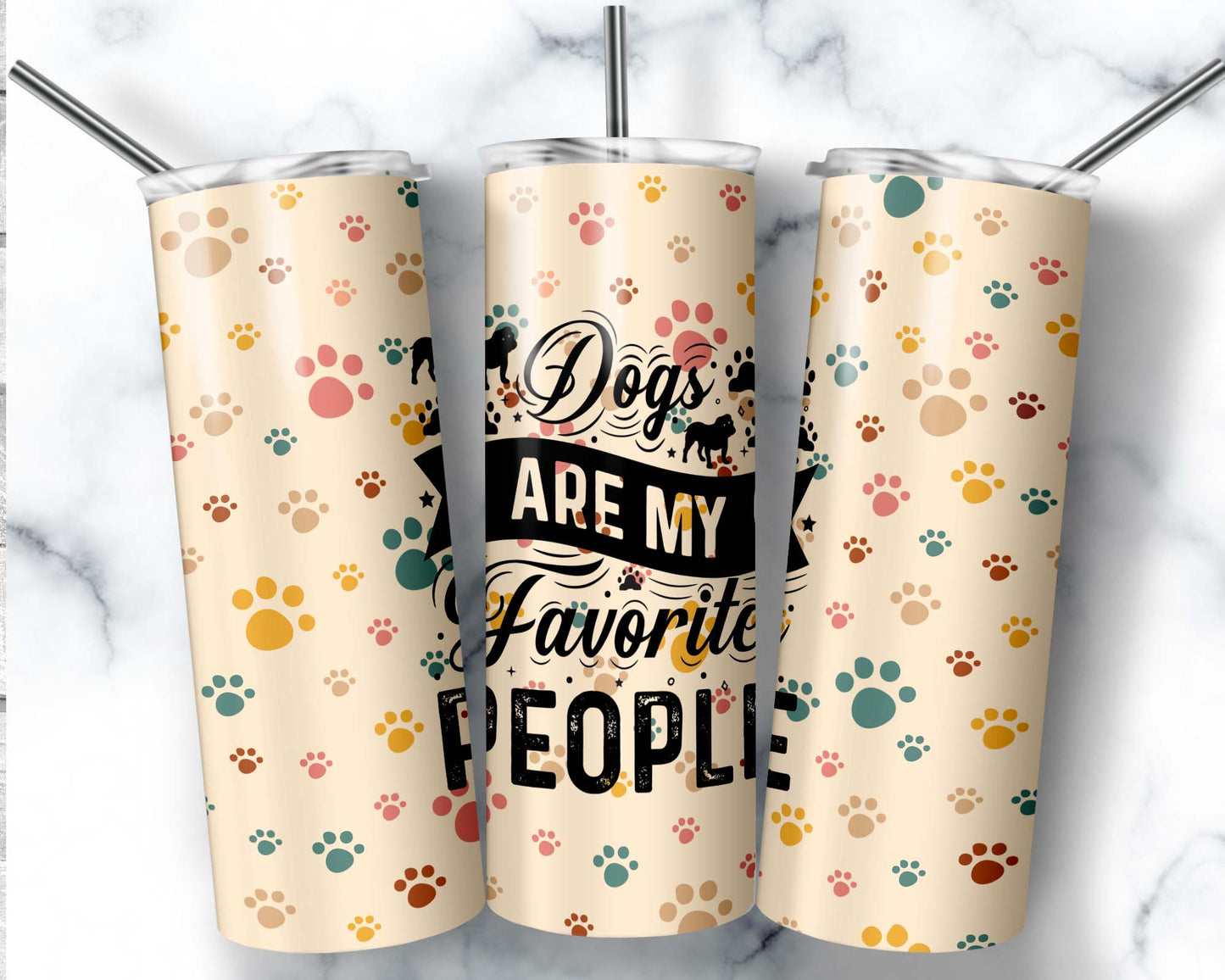 Dog People 20 oz. Skinny Tumbler