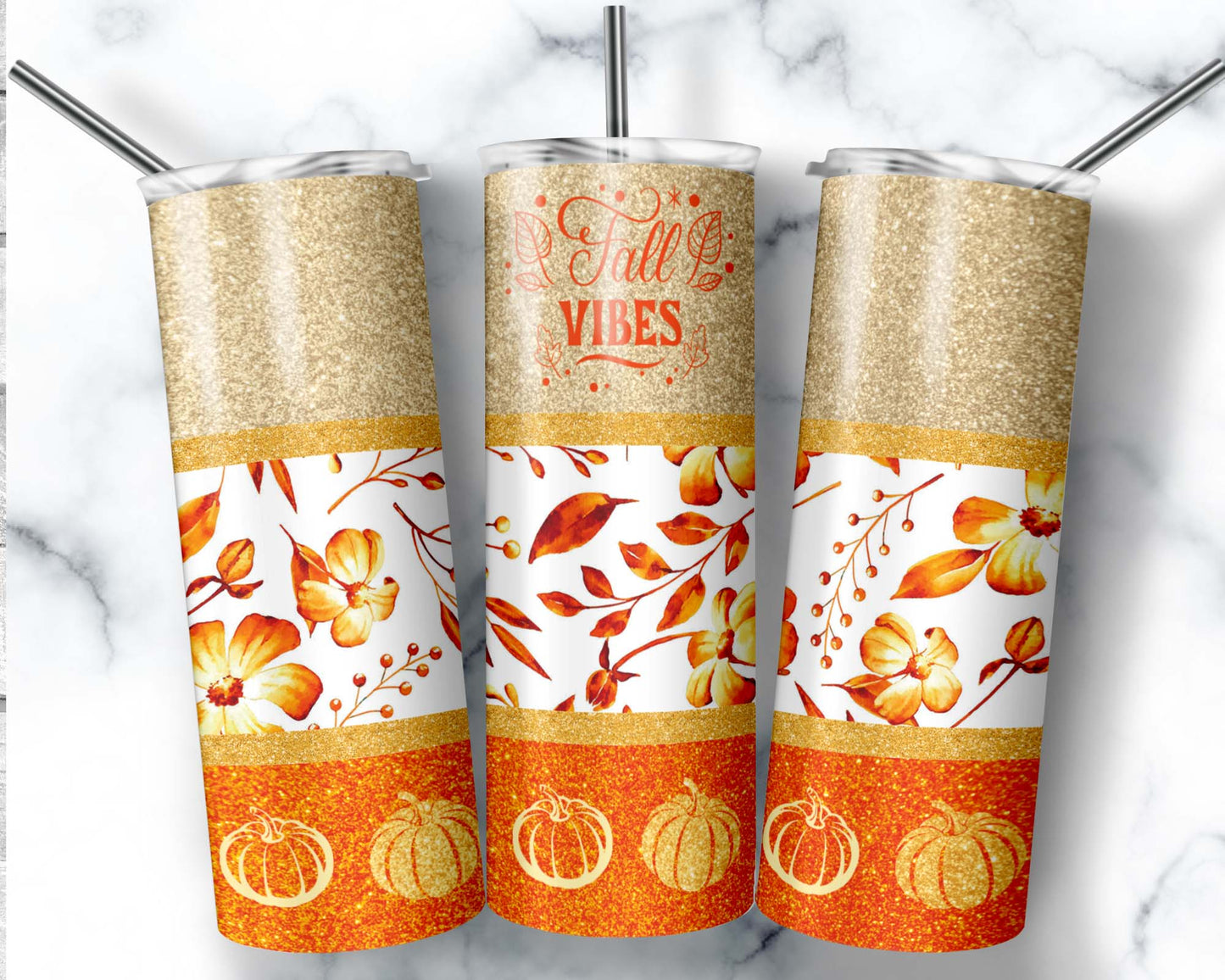 Fall Vibes 20 oz. Skinny Tumbler