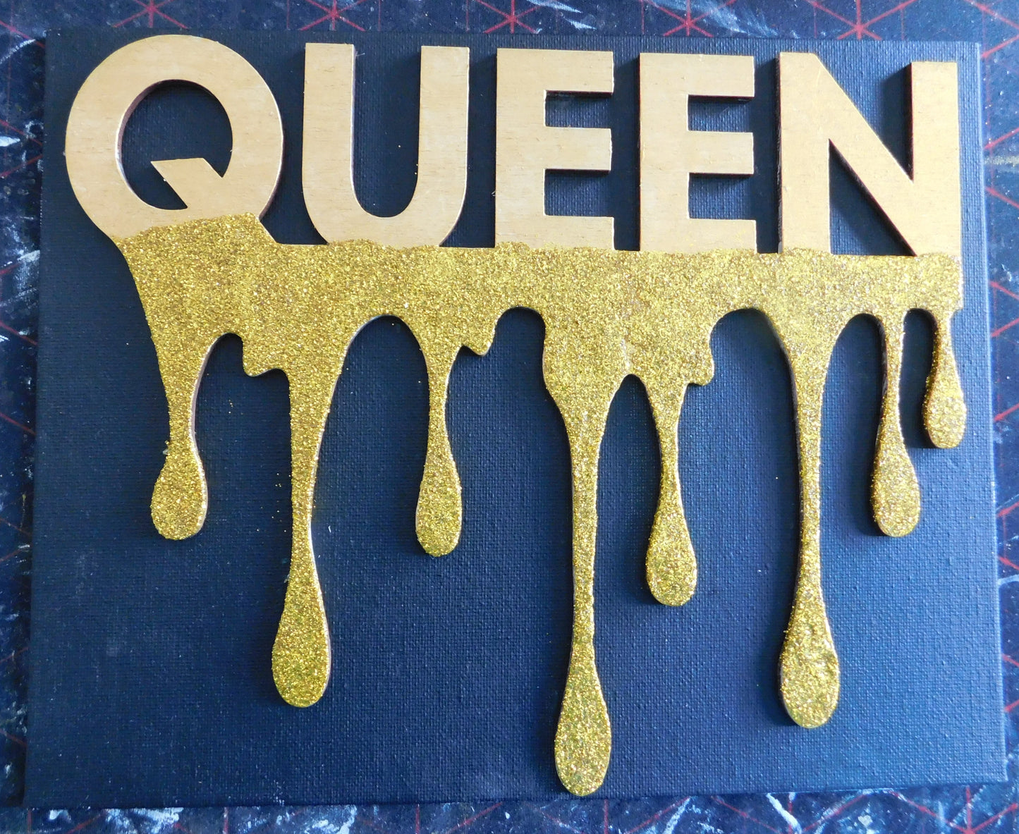 King & Queen Drip Wall Art Set
