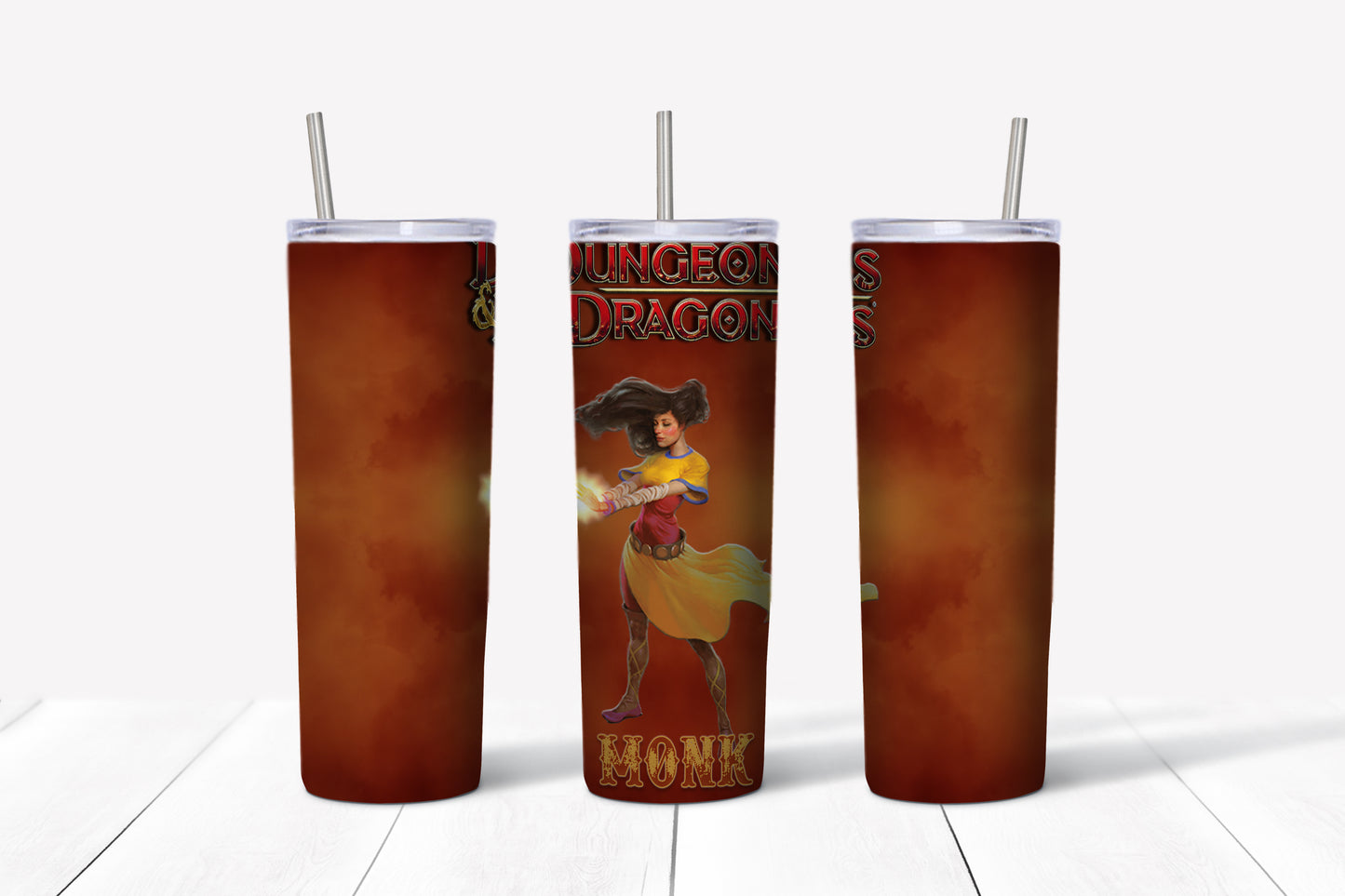 D&D - Monk 20 oz. Skinny Tumbler