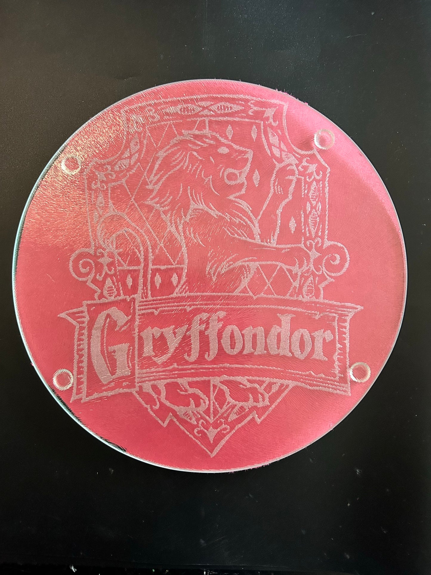 Hogwarts Houses Glass Trivets