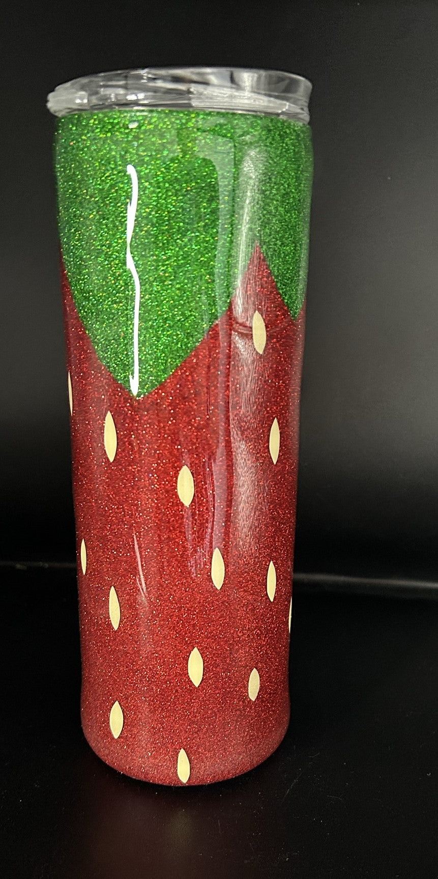 Strawberry Sparkler Tumbler 20 oz. Skinny Tumbler