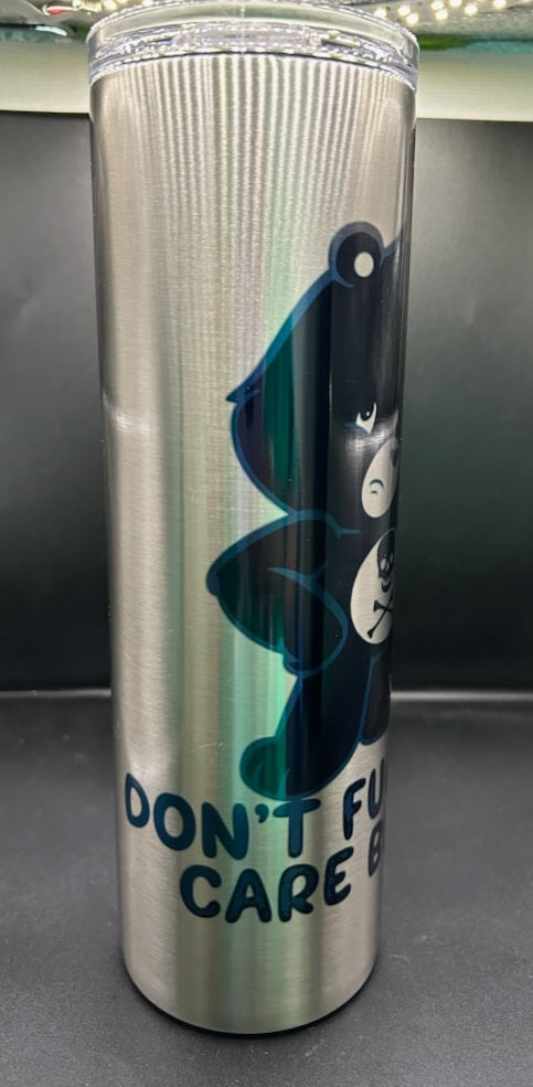 Don't F*ing Care Bear 30 oz. Skinny Tumbler