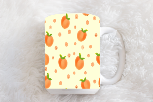 15 oz. Ceramic Peachy Coffee Mug