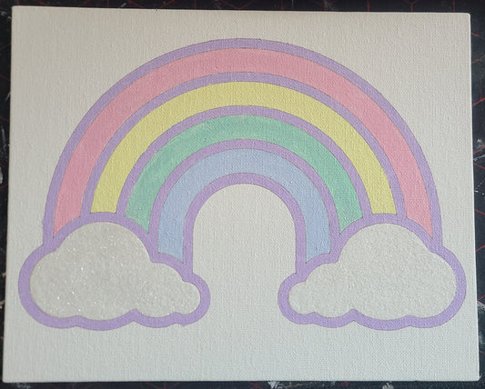 Pastel Rainbow Art