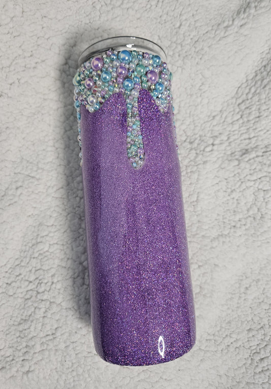 Mermaid Lavender Glitter & Pearls