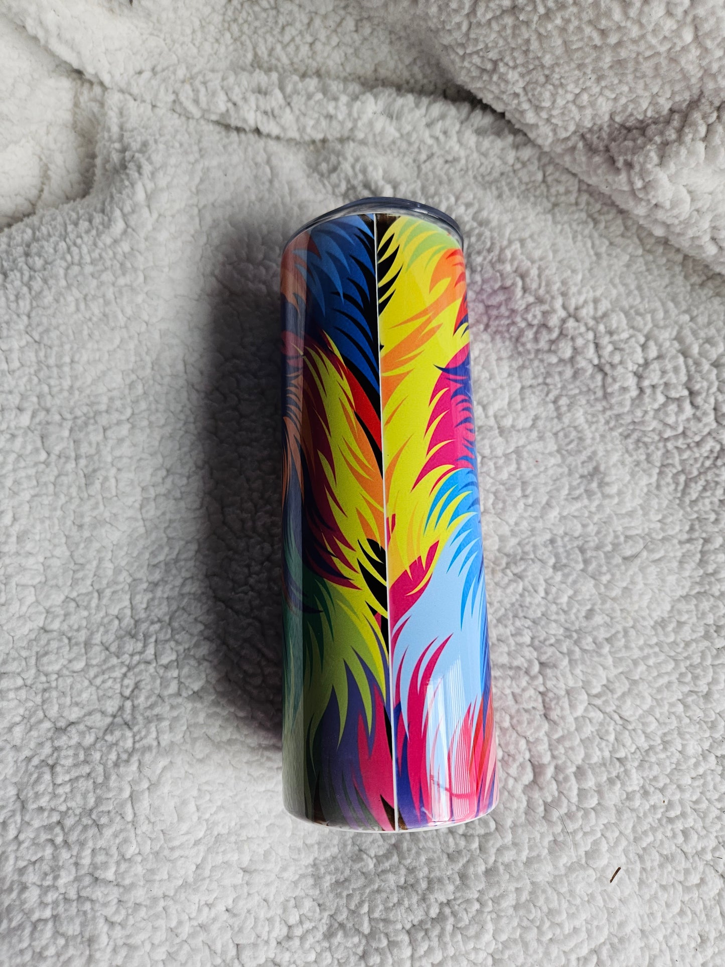 Multicolor Lion 20 oz. Skinny Tumbler