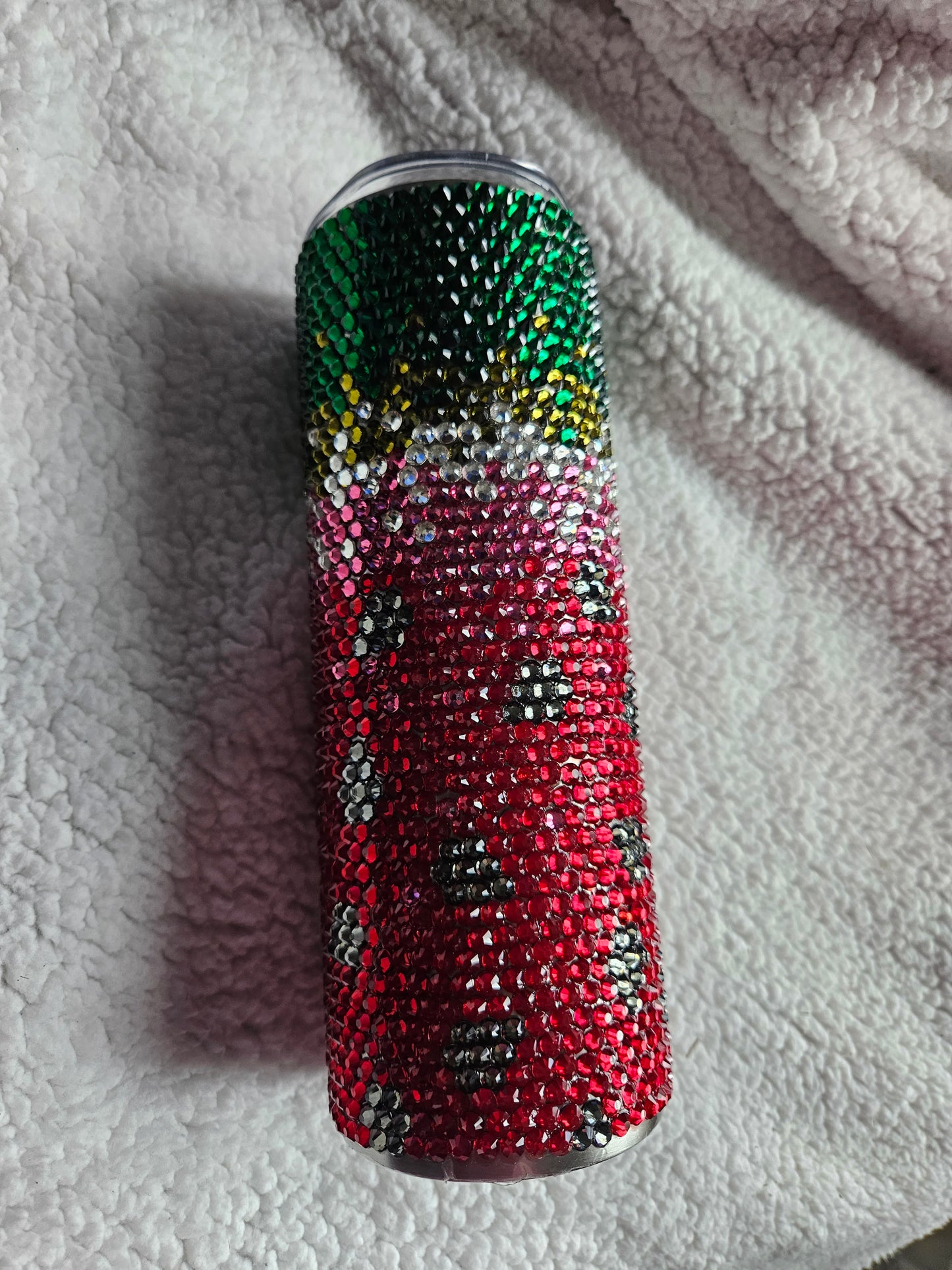 Juicy Watermelon Rhinestone 20 oz. Skinny Tumbler