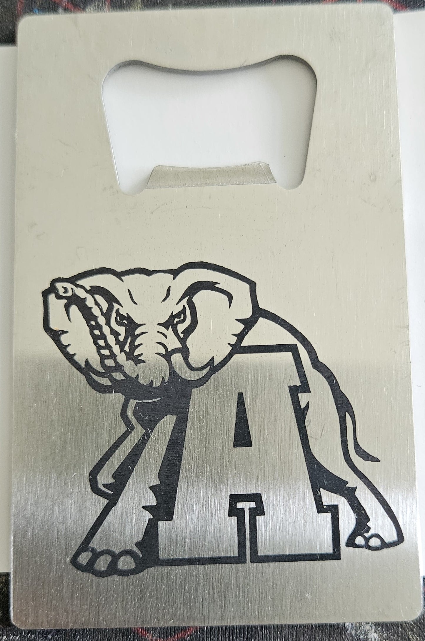 "Roll Tide" Alabama Stainless Steel Bottle Opener