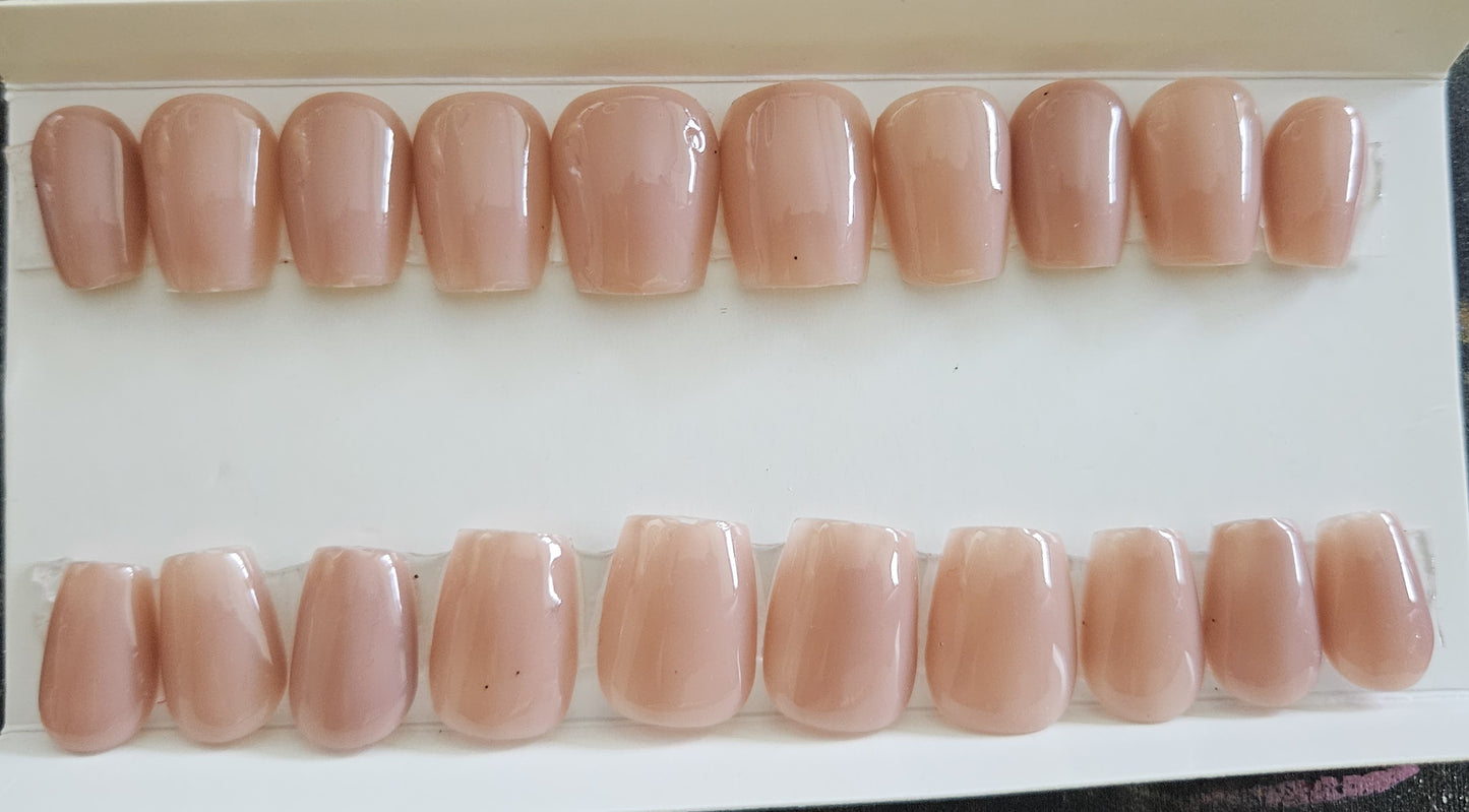 Latin Lover Short Coffin Press-On Nail Set