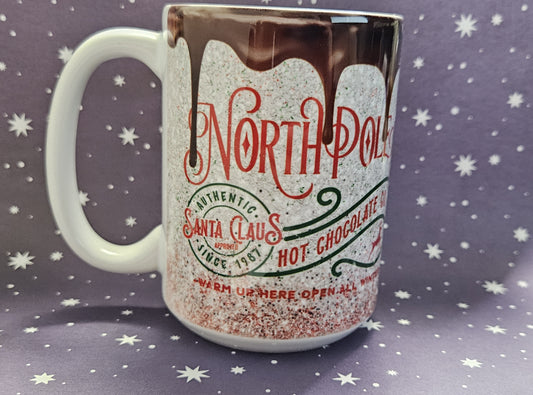 15 oz. Ceramic Cozy North Pole Coffee Mug