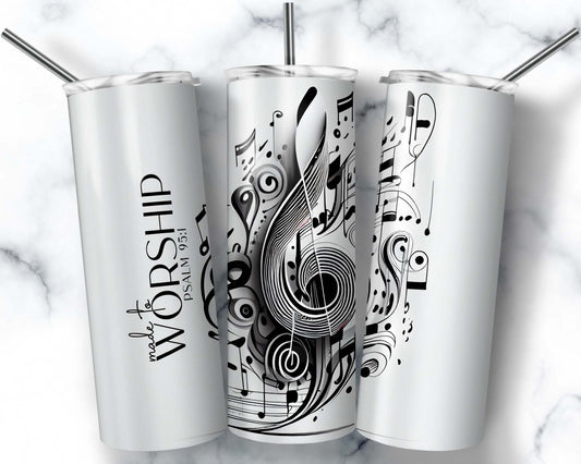 Made to Worship 20 oz. Skinny Tumbler