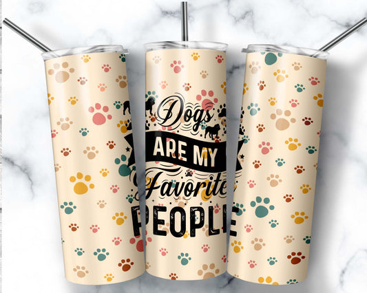 Dog People 20 oz. Skinny Tumbler