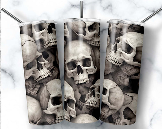 Skulls 20 oz. Skinny Tumbler