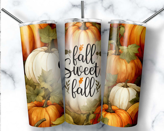 Fall 20 oz. Skinny Tumbler