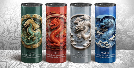 Dragon 4 Elements 20 oz. Skinny