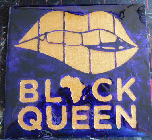 Black Queen Wood Wall Art