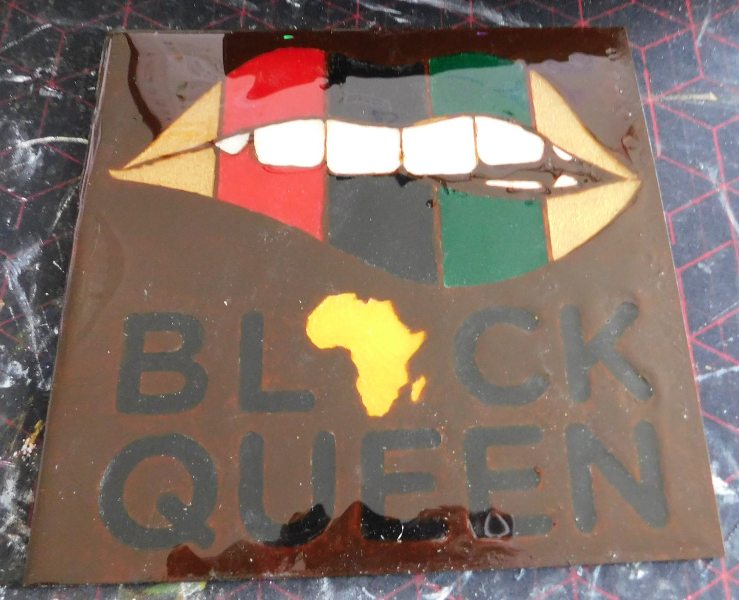 Black Queen Wood Wall Art