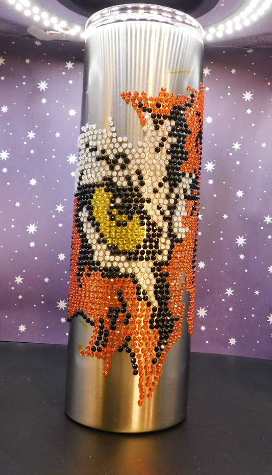 Tiger Eyes Rhinestone 30 oz. Skinny Tumbler