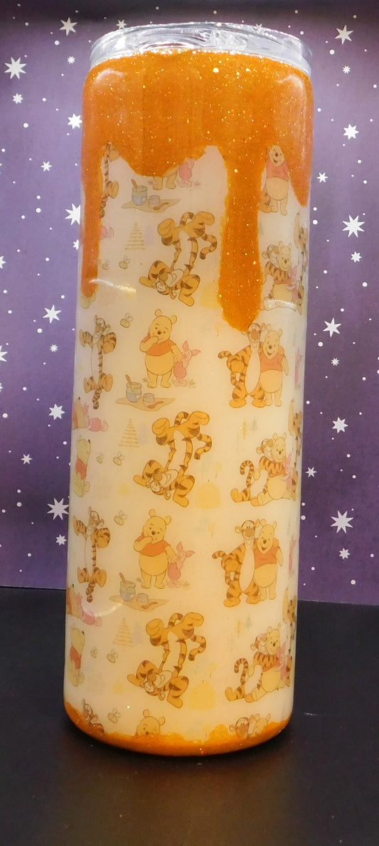 Pooh & Friends Honey Drip 20 oz. Skinny Tumbler