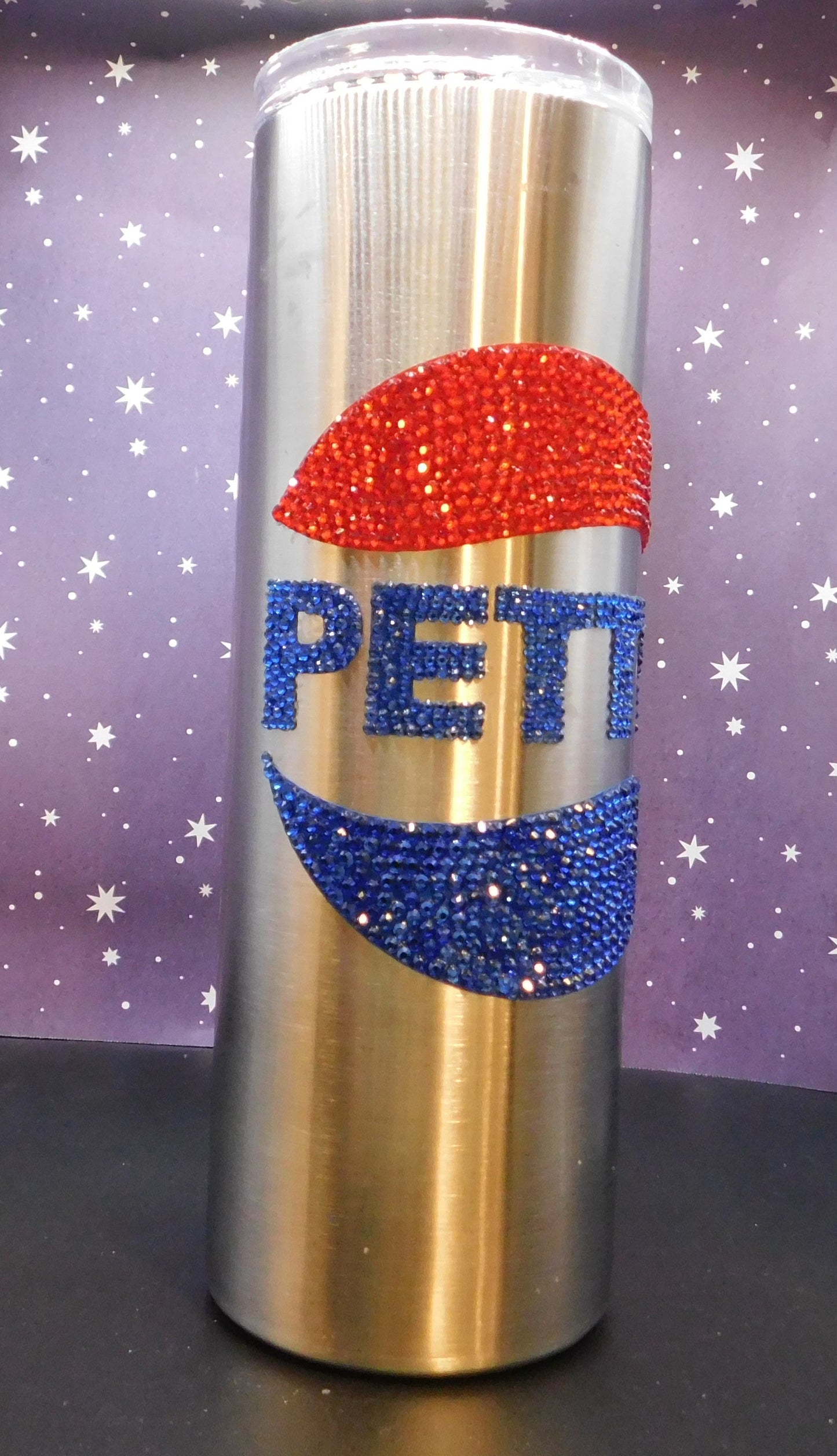 Petty Rhinestone 20 oz. Skinny Tumbler