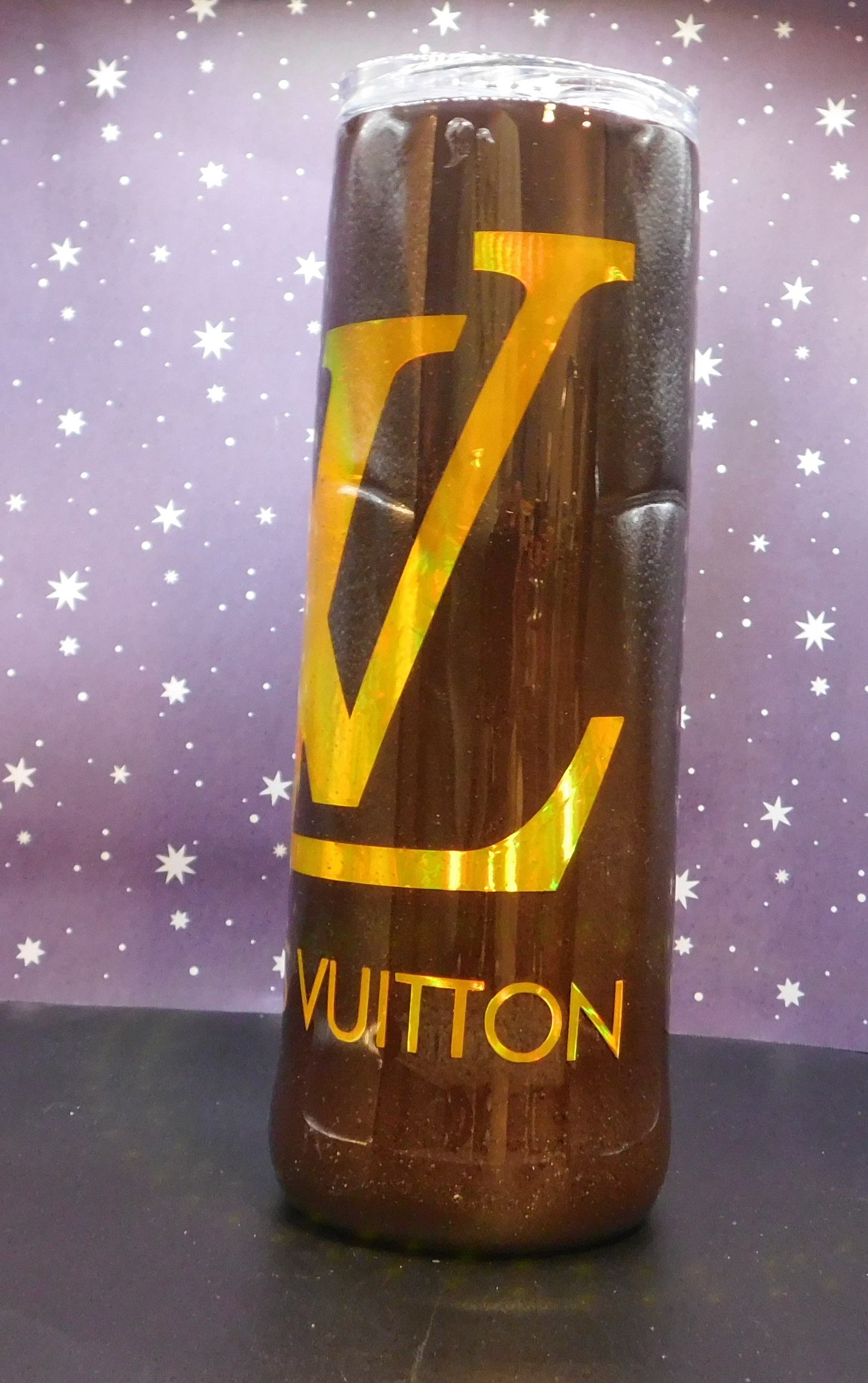 Brown & Gold 20 oz. Skinny Tumbler