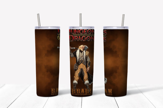 D&D - Barbarian 20 oz. Skinny Tumbler