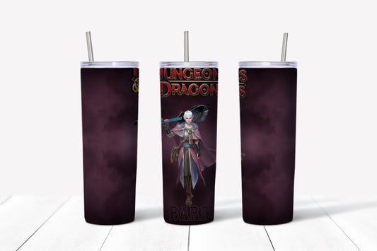 D&D - Bard 20 oz. Skinny Tumbler
