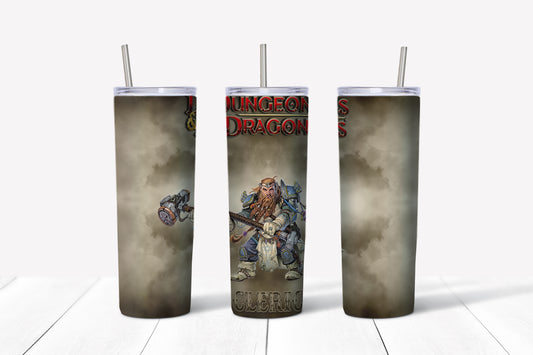 D&D - Cleric 20 oz. Skinny Tumbler