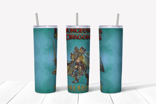 D&D - Paladin 20 oz. Skinny Tumbler