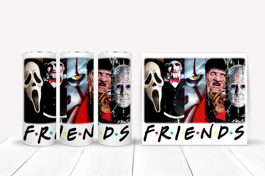 Horror Friends 20 oz. Skinny Tumbler