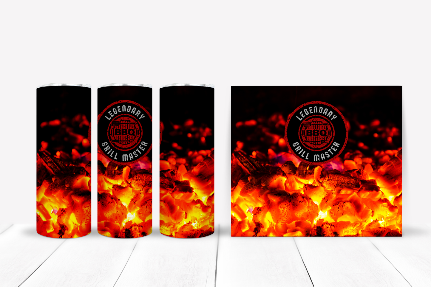 Grill Master 20 oz. Skinny Tumbler