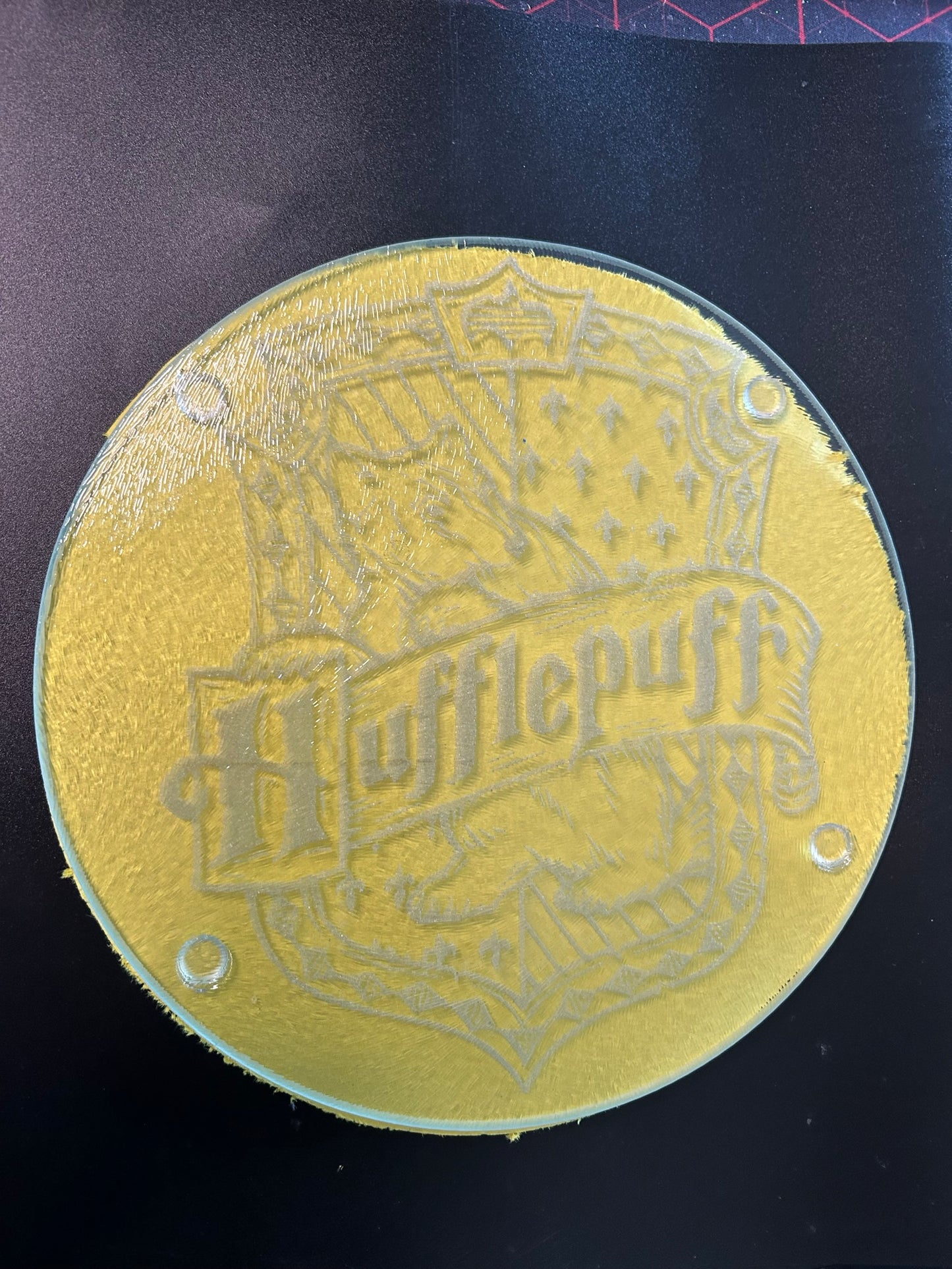 Hogwarts Houses Glass Trivets