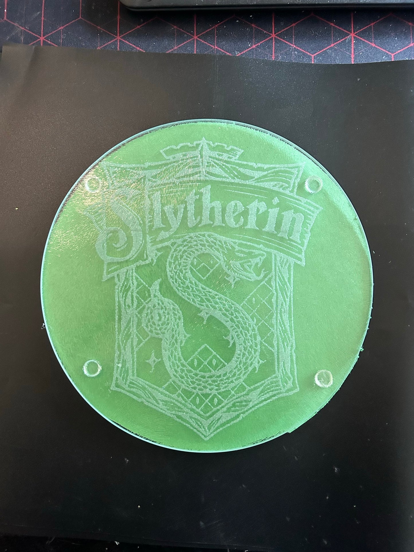 Hogwarts Houses Glass Trivets