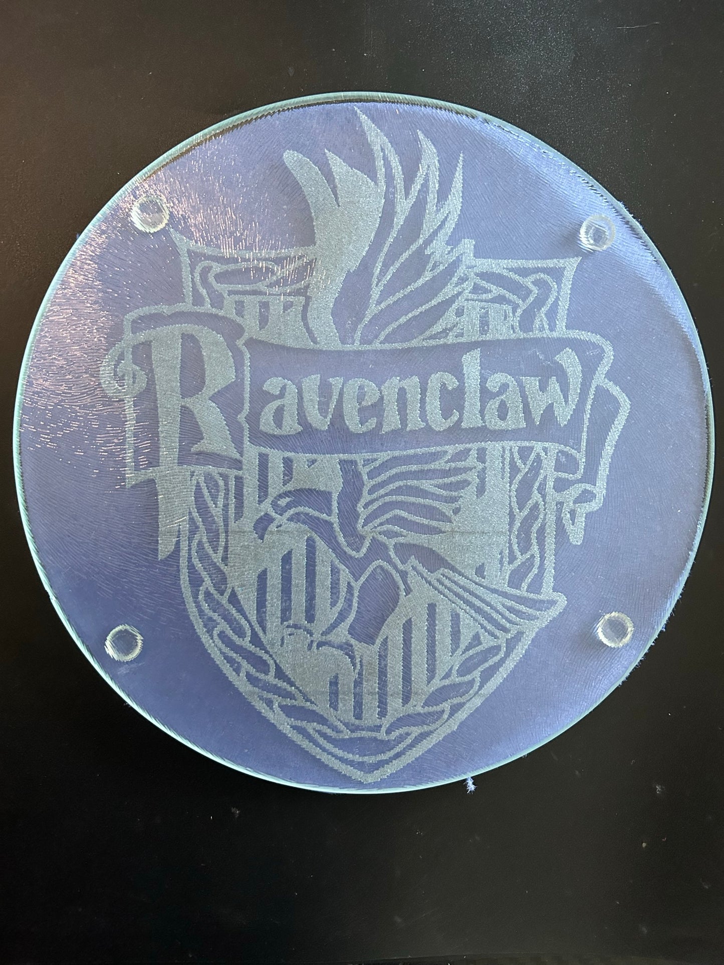 Hogwarts Houses Glass Trivets