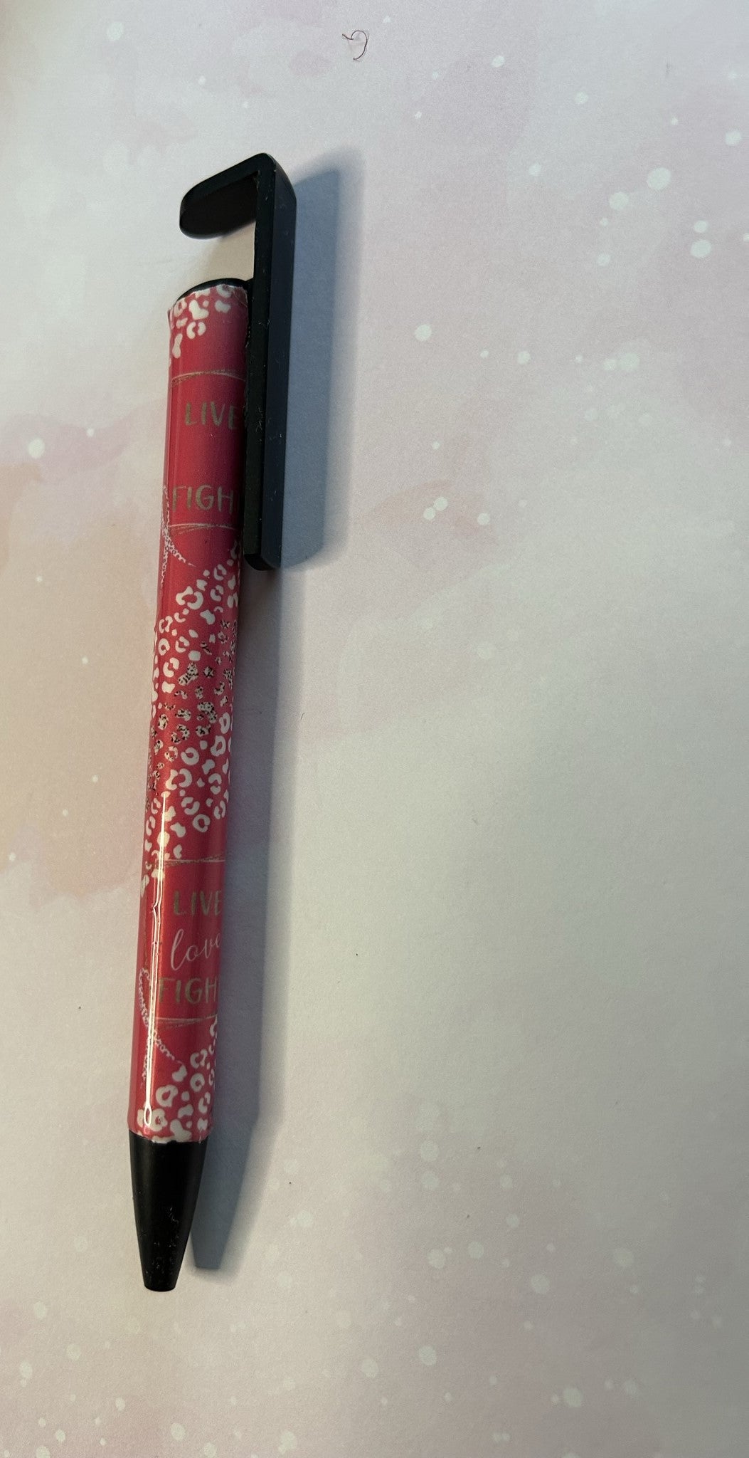 Live Laugh Fight Breast Cancer Awareness Pen