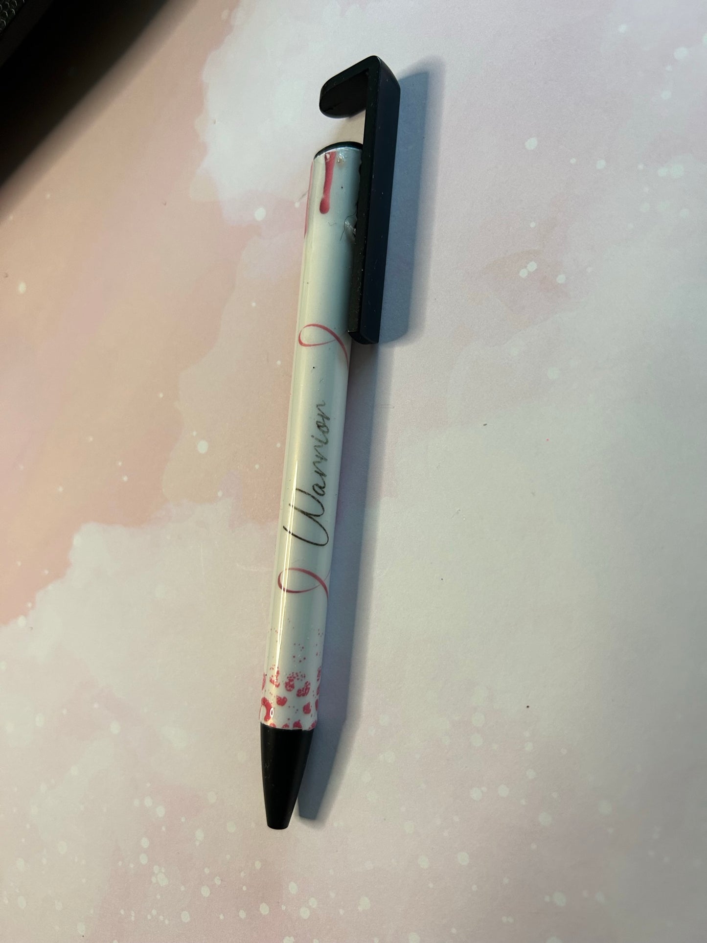 Warrior Breast Cancer Awareness Pen