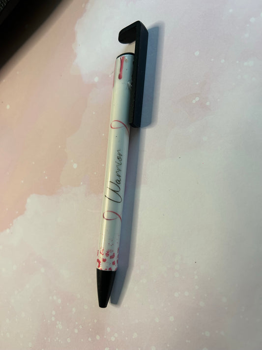 Warrior Breast Cancer Awareness Pen