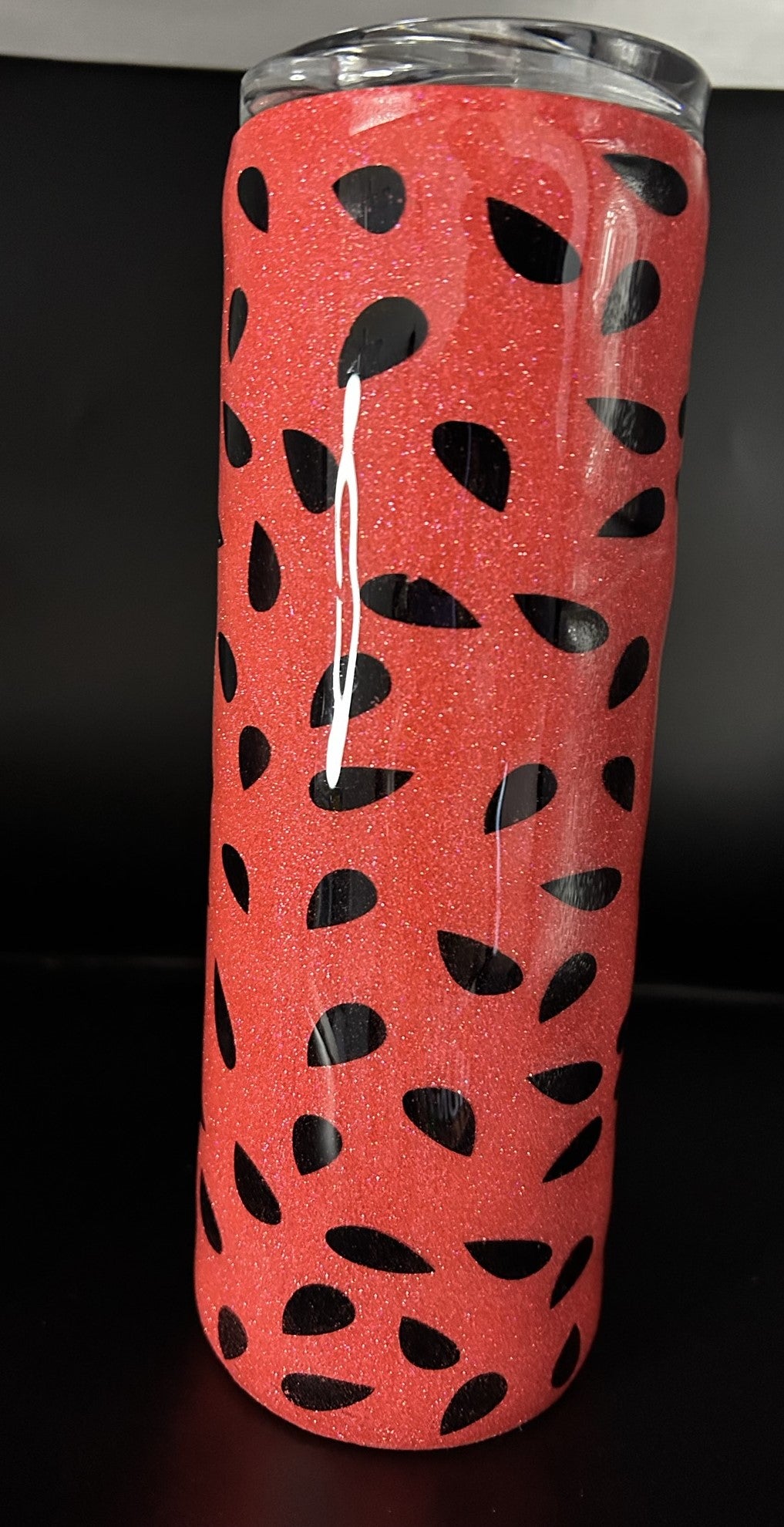 Summer Glitter Watermelon 20 oz. Skinny Tumbler