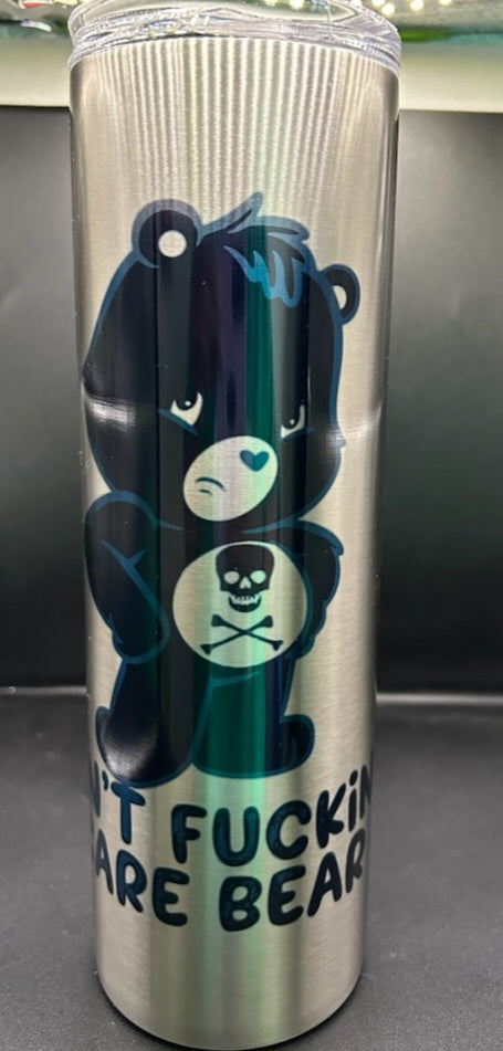 Don't F*ing Care Bear 30 oz. Skinny Tumbler