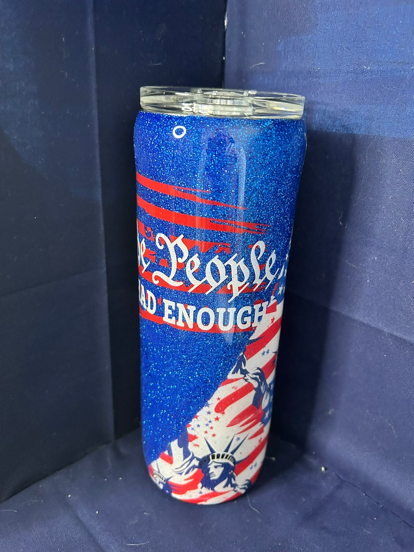 We the People Are Tired 20 oz. Skinny Tumbler