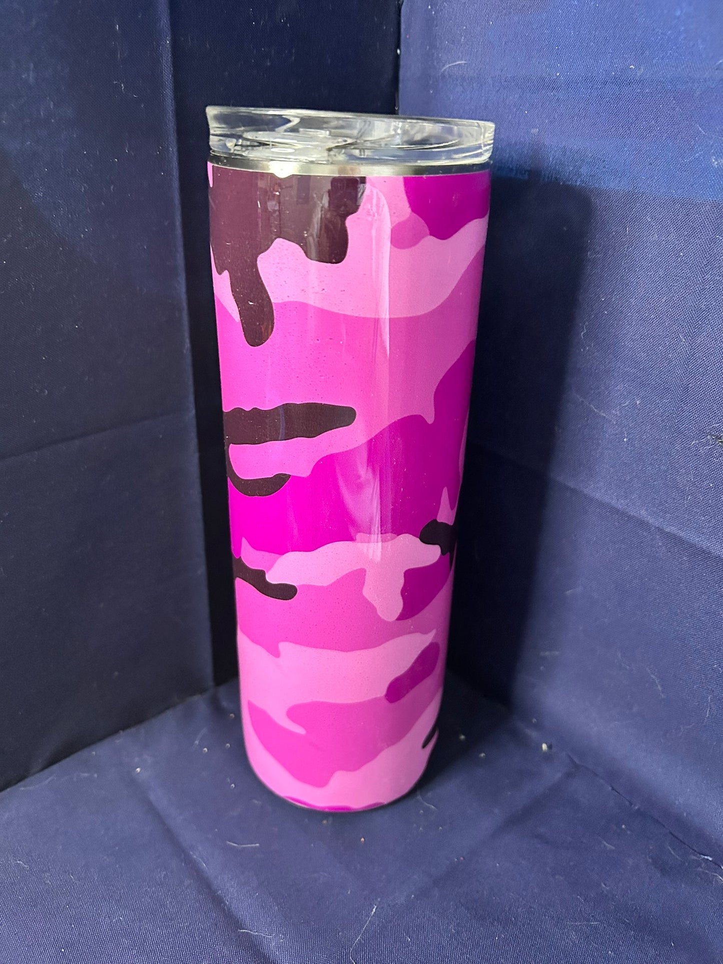 Pink Camouflage 20 oz. Skinny Tumbler