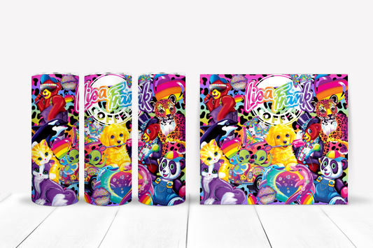 Lisa Frank Coffee 20 oz. Skinny Tumbler