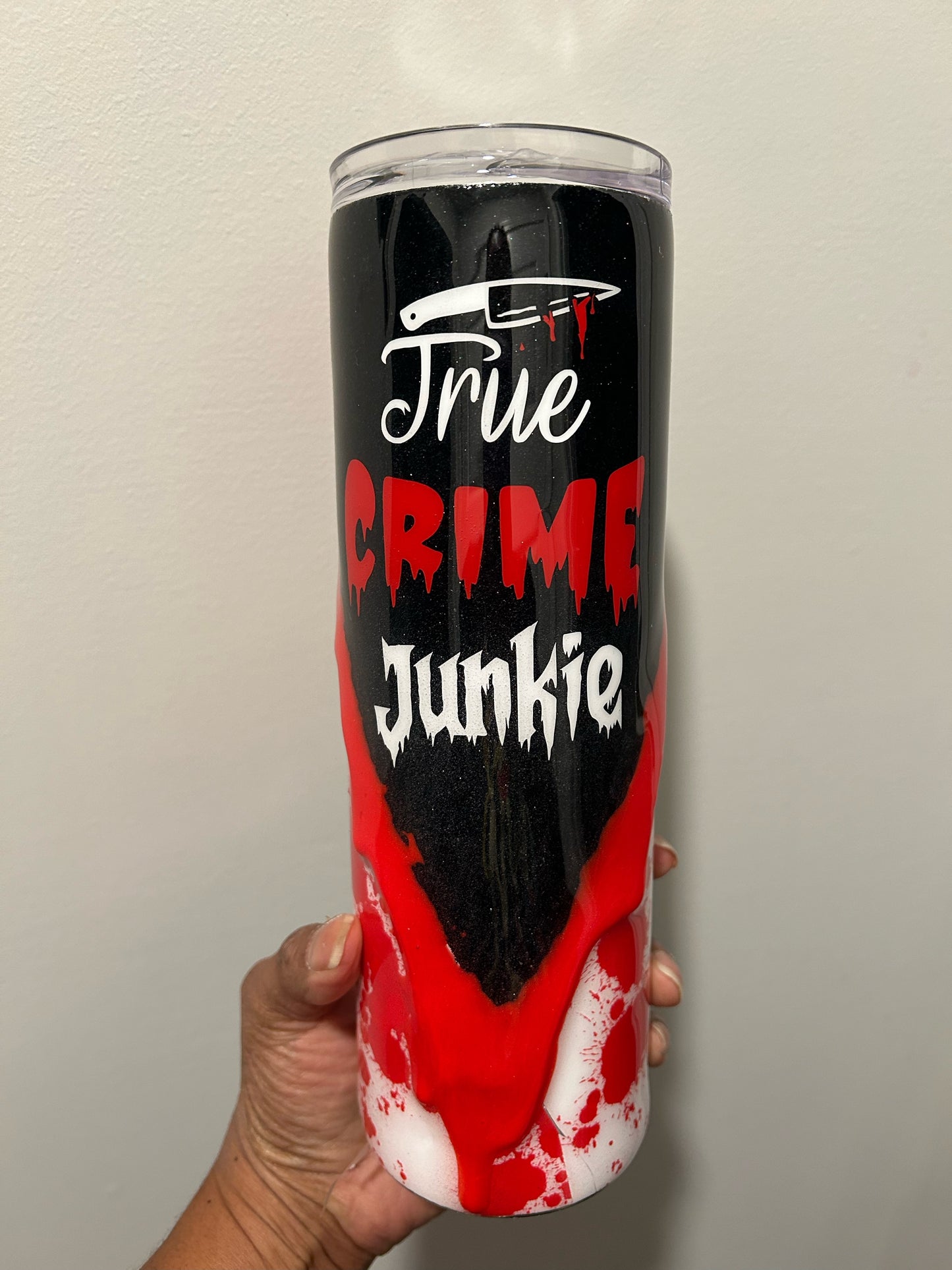 True Crime Junkie Drip 30 oz. Skinny Tumbler