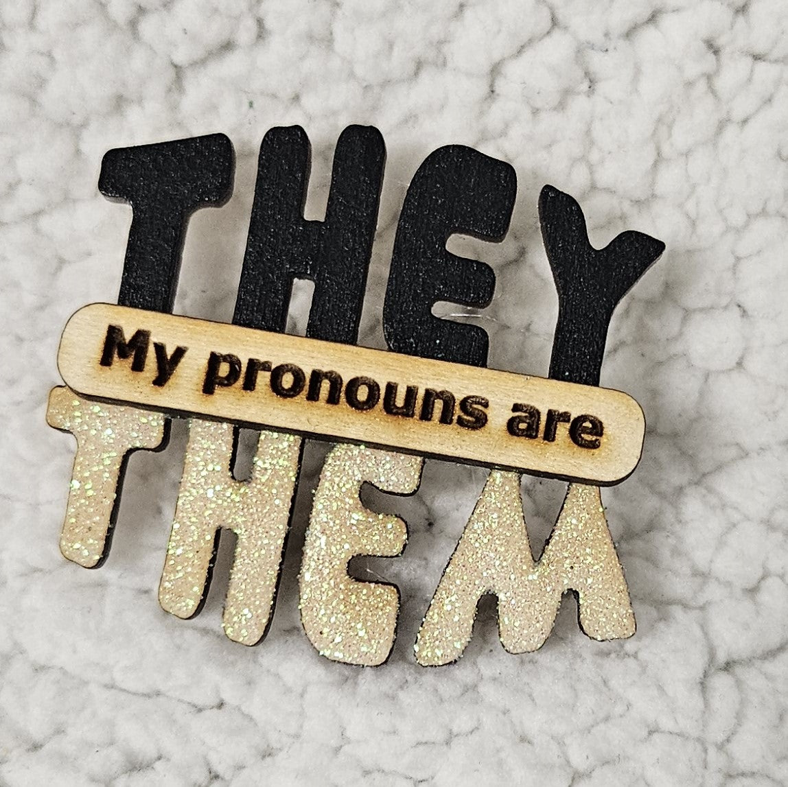 They/Them Pronoun Lapel Pins