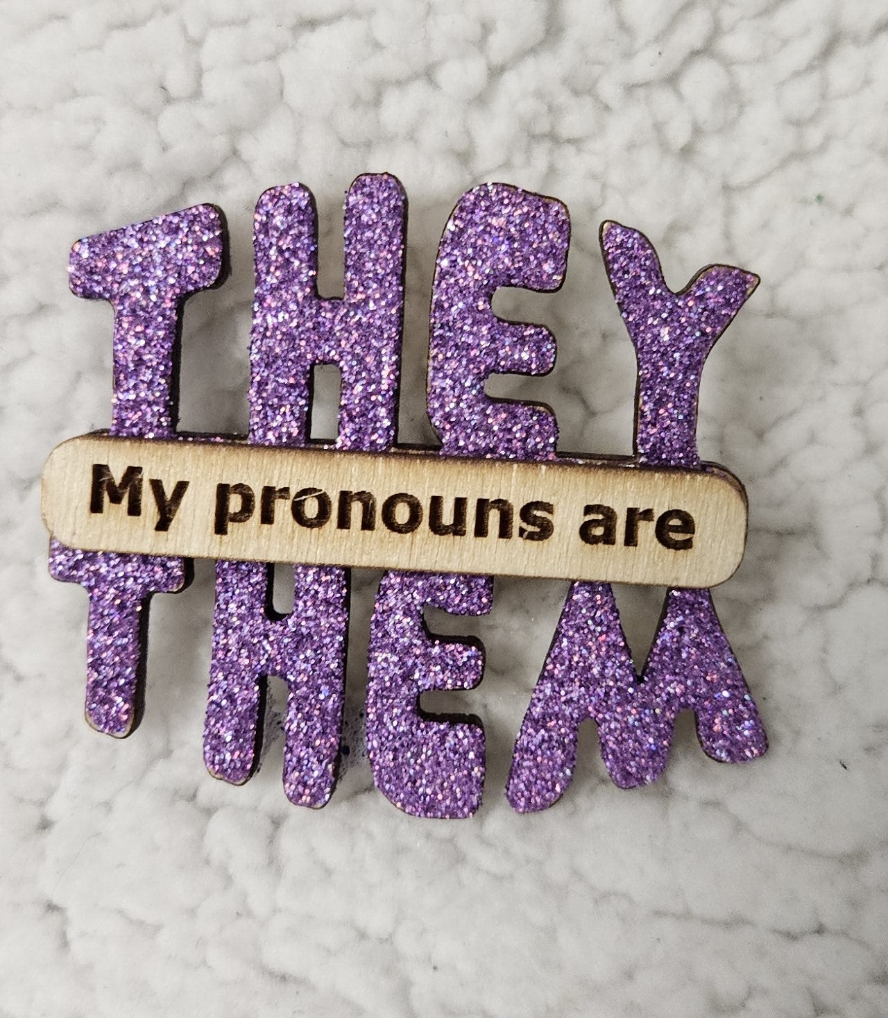 They/Them Pronoun Lapel Pins