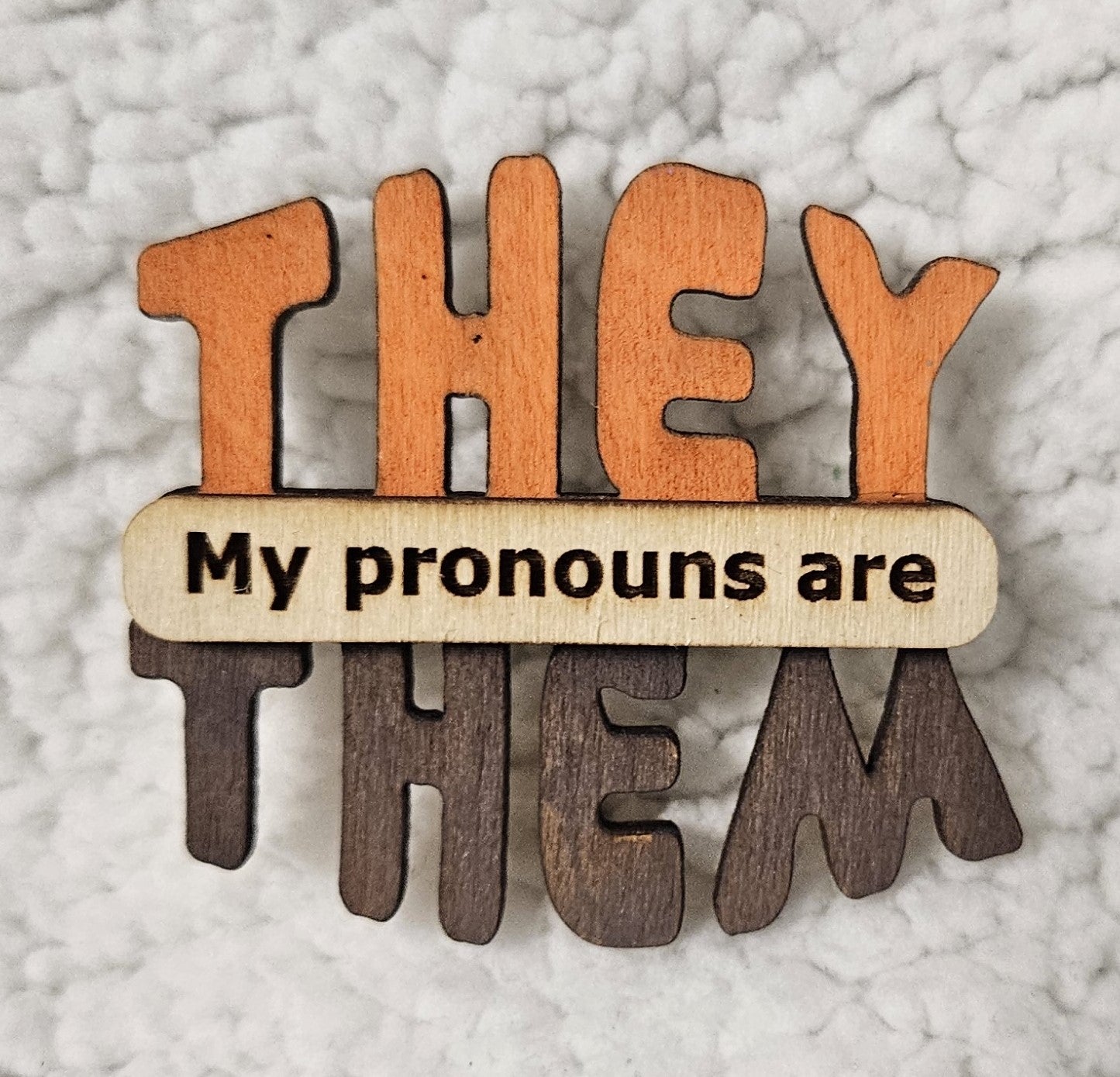 They/Them Pronoun Lapel Pins