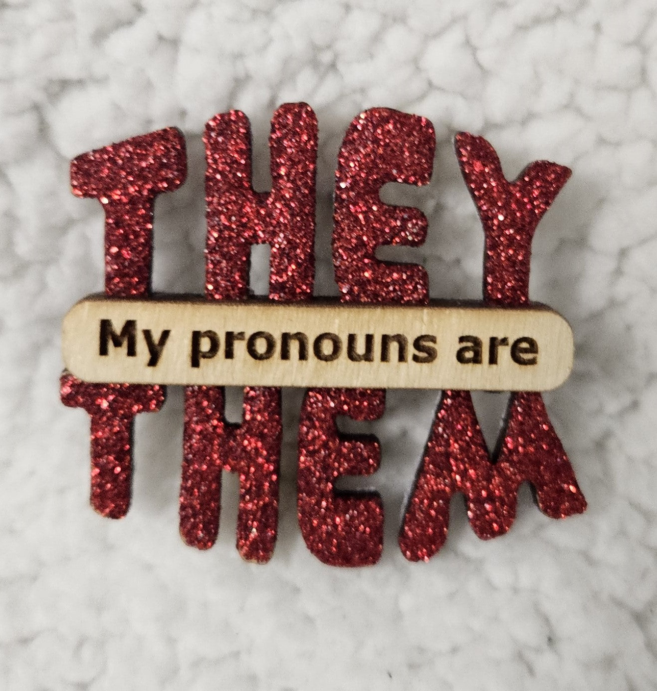 They/Them Pronoun Lapel Pins